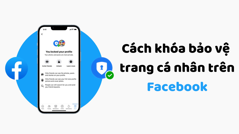 Cách khóa bảo vệ trang cá nhân trên Facebook