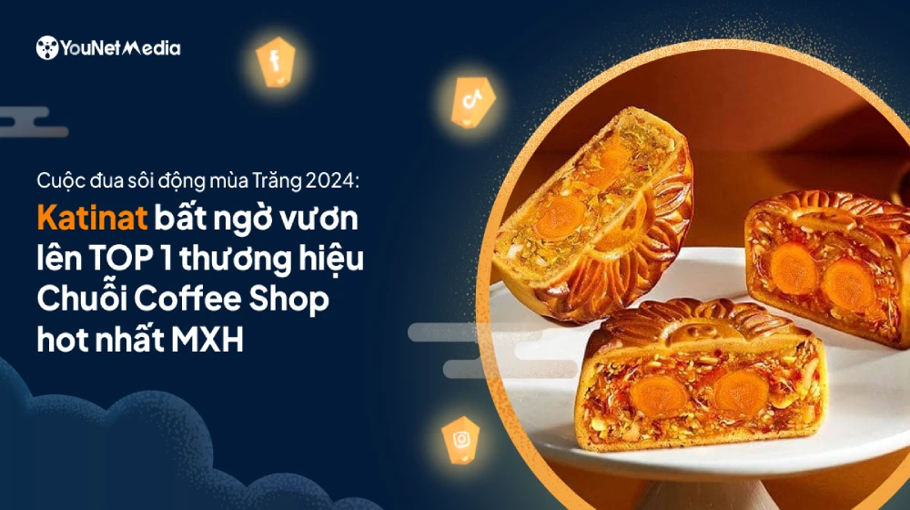 Mùa Trăng 2024: Katinat bất ngờ vươn lên TOP 1 thương hiệu Chuỗi Coffe Shop hot nhất MXH