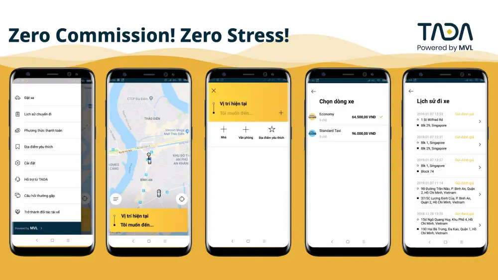 Review TADA - Trải Nghiệm Thực Tế Về Ứng Dụng Đặt Xe Không Thu Chiết Khấu Cho Bác Tài