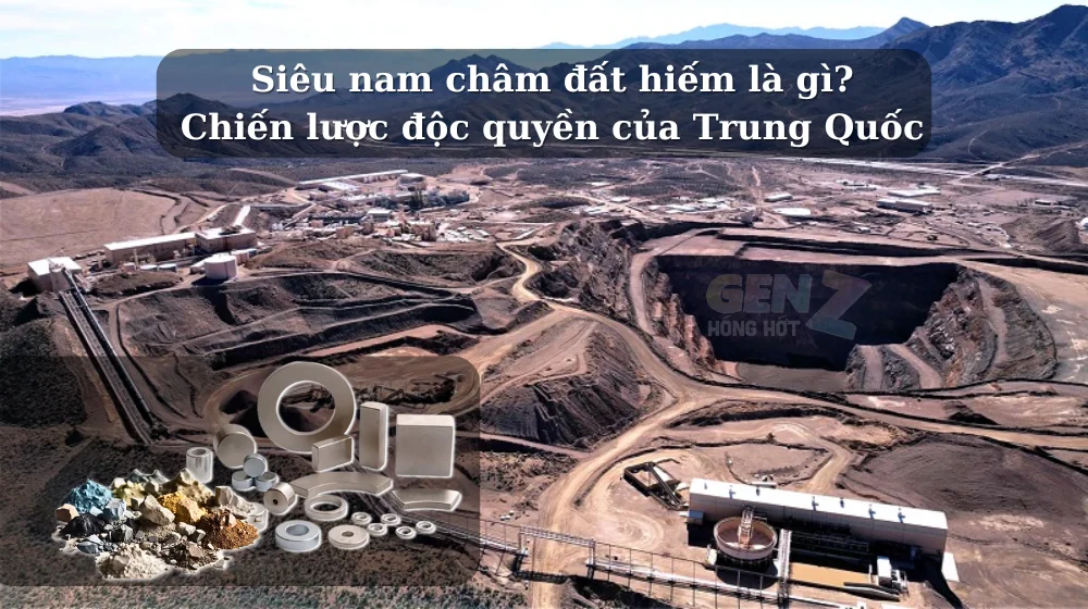 Chiến lược độc quyền siêu nam châm đất hiếm của Trung Quốc