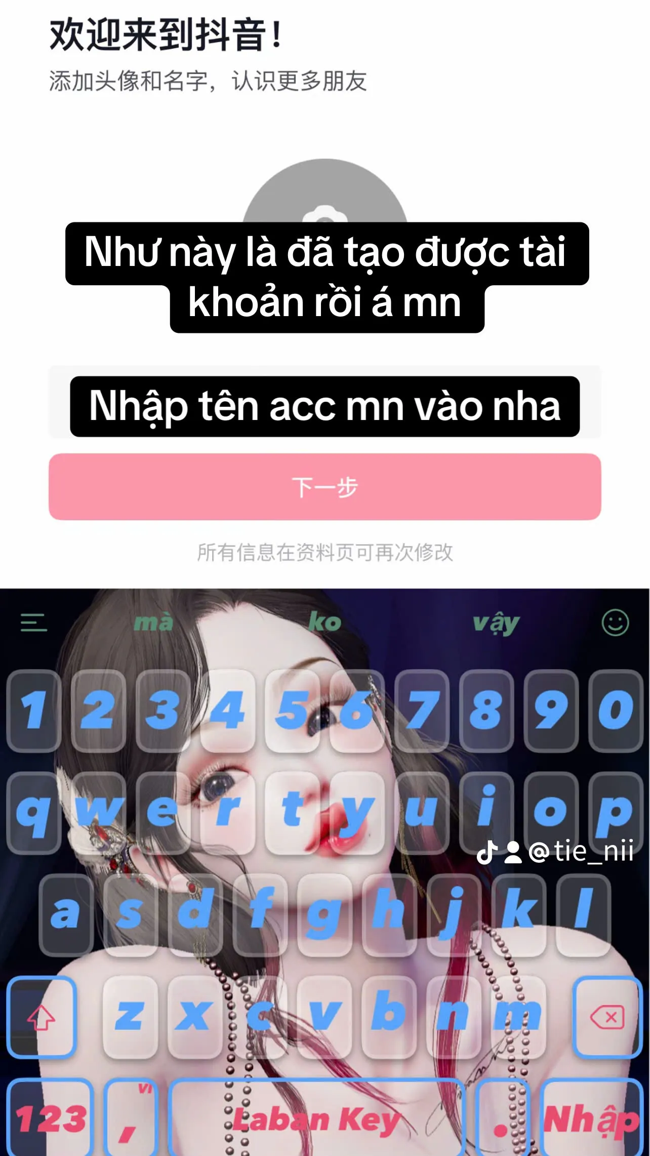 Tạo tài khoản douyin bằng số điện thoại Việt Nam (6)