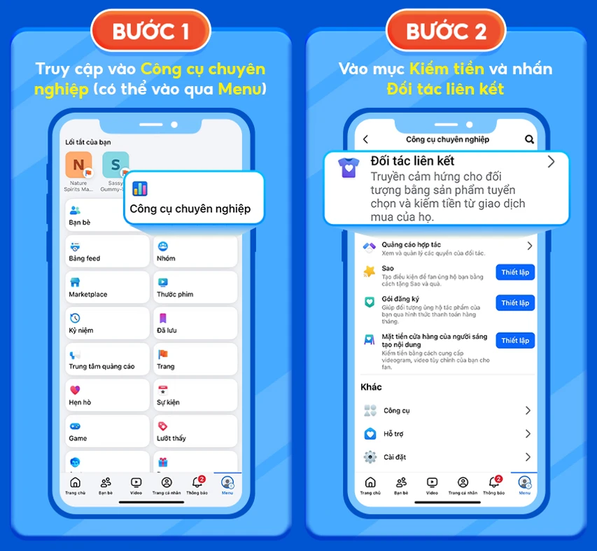 Cách liên kết Facebook với Shopee