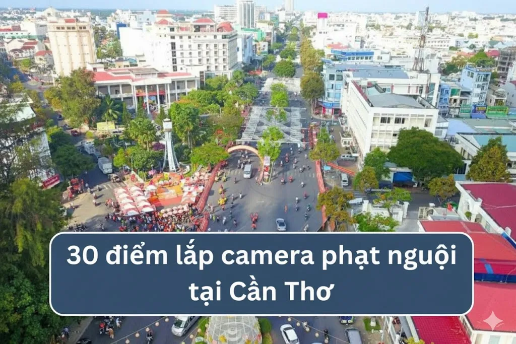 Danh sách Camera phạt nguội bằng AI tại Cần Thơ
