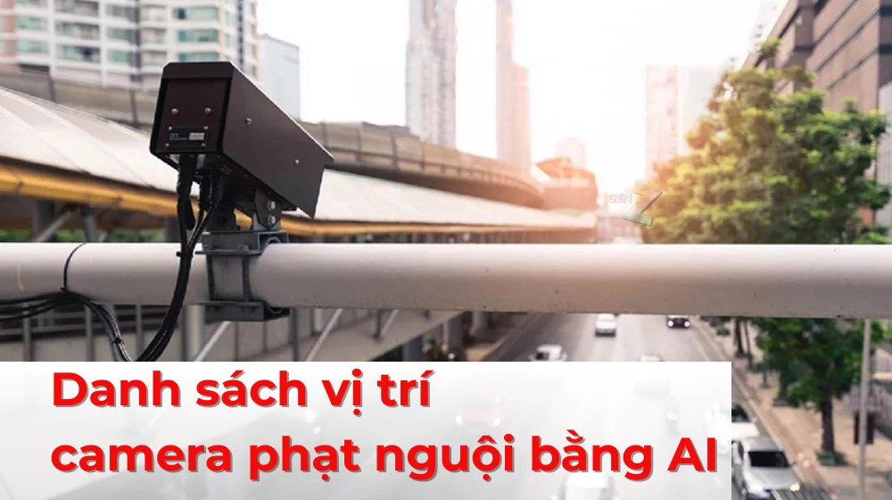 Danh sách vị trí camera phạt nguội bằng AI mới nhất