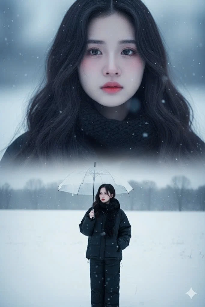 Prompt Gemini AI nàng thơ tuyết rơi