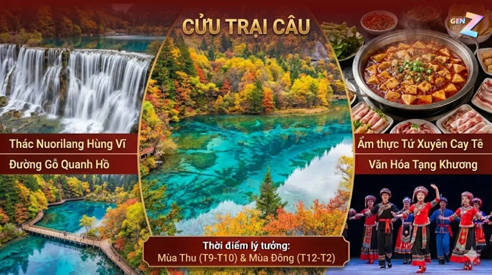 Du lịch Cửu Trại Câu Trung Quốc